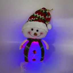 Новогодний декор - Снеговичок 28 см (свет) (арт. 6210-15)