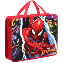 Папка с ручками пластик А4 80 мм 330×240 ПТ 14-4, «Человек-паук»