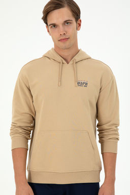 Мужская толстовка песочного цвета Неожиданная скидка в корзине - U.s. polo assn фото 3