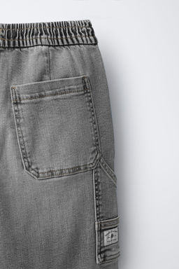 JEANS COMFORT JOGGER / Gris - Zara фото 4