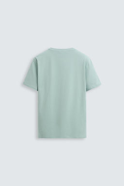 CAMISETA SLIM FIT B?SICA /01 / Verde claro - Zara фото 2