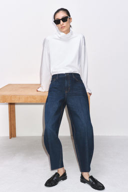 ZW COLLECTION BARREL HIGH-WAIST JEANS - Zara фото 20