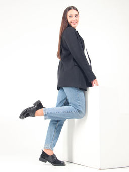 Полуботинки туфли 205.патрицияbl. черный черная замша