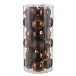 Набор из 24шт Украшение новогоднее "Шар", D 6 см, L14 W14 H30,5 см