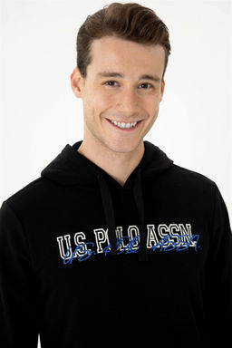 Мужской черный свитшот - U.s. polo assn фото 9