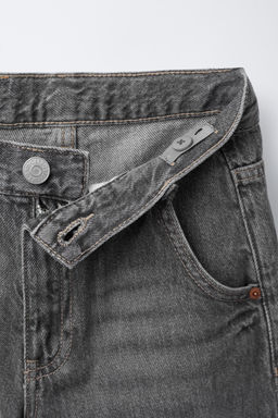 SEAM DETAIL WIDE-LEG JEANS - Zara фото 3