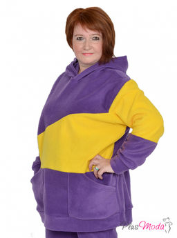 Толстовка Модель №951 размеры 44-84 - Plusmoda фото 9