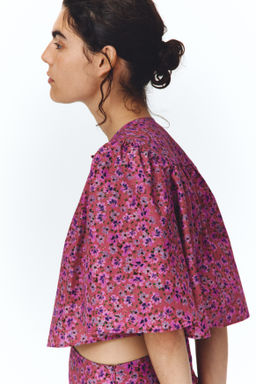 Blusa cropped de algod?n - H&m фото 2