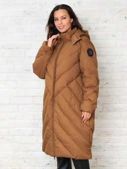 Пальто женское 2241122004 brown - Maxroses фото 2