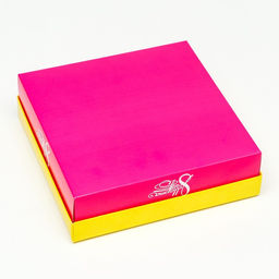 Цена за 5 шт. Коробка подарочная складная «Весенняя мимоза» 20×20×6 см