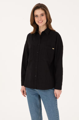 Kad_n Siyah Uzun Kollu G_mlek