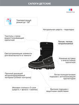 Сапоги 16з30025 фуксия - Nikastyle фото 14