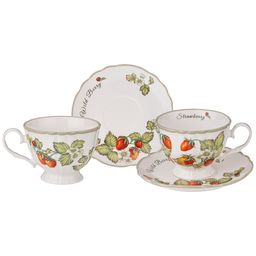 ЧАЙНЫЙ НАБОР LEFARD STRAWBERRY НА 2 ПЕР. 4 ПР. 270 МЛ