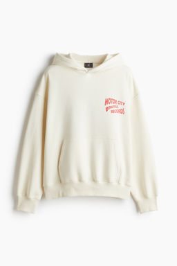 Sudadera con capucha y estampado Oversized Fit - H&m фото 5