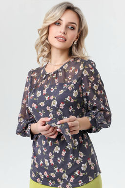 Блузка женская 4021/03/Серый, пудровый - Rise фото 7