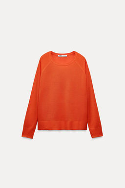 PLAIN FINE KNIT SWEATER - Zara фото 18