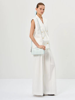 Сумка ELEGANZZA Z166-0609 pastel blue/white  фото 2