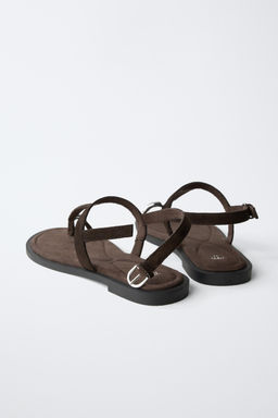 SANDALIA PIEL / Marr?n - Zara фото 5