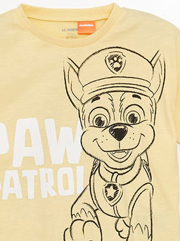 Bisiklet Yaka Paw Patrol Bask?l? Erkek Bebek Ti??rt - Waikiki фото 4