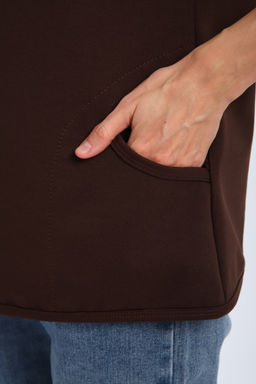 Кофта женская из футера 2-н Анфиса шоколад