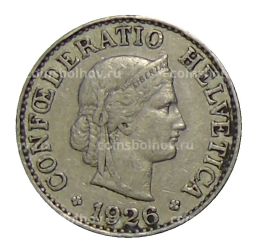 10 раппенов 1926 года Швейцария