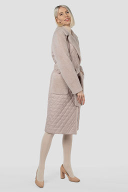 Пальто женское демисезонное (пояс) - El podio фото 2