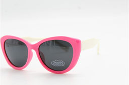 Солнцезащитные очки Feillis Polarized (детские) 66666 49-16-132 розов. белыми дужками
