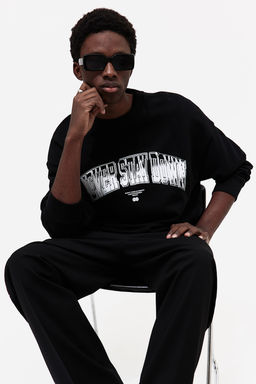 Sudadera con motivo estampado Relaxed Fit - H&m фото 3