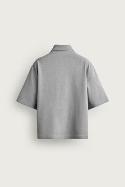 SOBRECAMISA RELAXED FIT BOLSILLO / Gris - Zara фото 7