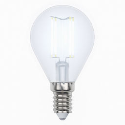 LED-G45-6W/NW/E14/CL GLA01TR Лампа светодиодная. Форма "шар", прозрачная. Серия Air. Белый свет (4000K). Картон. ТМ Uniel