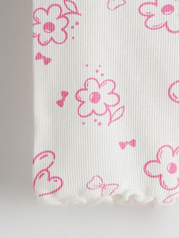 Bask?l? K?z ?ocuk K?sa Tayt 2li