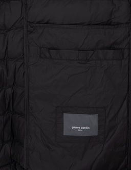 Siyah Kap__onlu Cropped Slim Mont