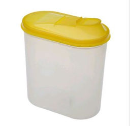 Банка для сыпучих продуктов п/эт. 2л овал.