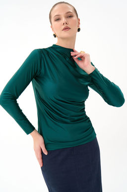 Лонгслив Нора (изумрудный) - Эльза фото 5