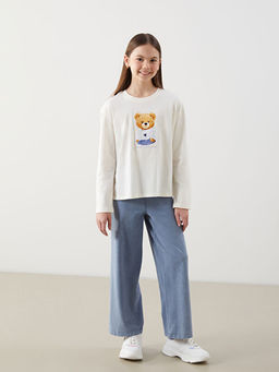 Beli Lastikli ?spanyol Pa?a K?z ?ocuk Tayt