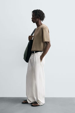 STRUCTURED KNIT T-SHIRT - Zara фото 4