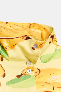 CHAQUETA CORTA ESTAMPADO FRUTAS / amarillo - Zara фото 4