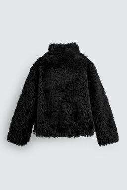 FAUX FUR BOMBER JACKET HARRY LAMBERT FOR ZARA X DISNEY  фото 2