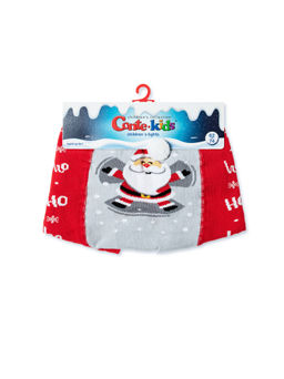 CONTE-KIDS Новогодние колготки с помпоном Santa Claus красный - Conte elegant фото 3