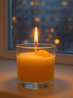 Свеча ароматическая в стакане"Фруктовое суфле" 60 гр