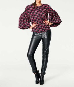 Блузка, черно-розовая - Ashley brooke фото 3