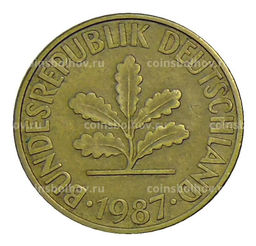 10 пфеннигов 1987 года G Германия