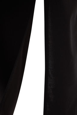 TRENDYOLMILLA Siyah Krep Tokal? Y?rtmac detayl? Maxi Yuksek Bel Esnek Orme Etek TWOAW24ET00054  фото 7