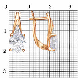 СЕРЬГИ 33815113Д - Красная пресня фото 3