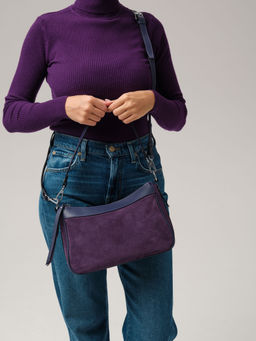 Сумка Azaro 30609 фиолетовый цветок