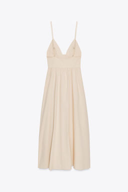 POPLIN MIDI DRESS - Zara фото 15