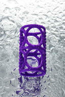 Насадка на пенис A-Toys by TOYFA Myri, силикон, фиолетовый, 7,5 см