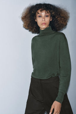 ZW COLLECTION HERRINGBONE BALLOON TROUSERS - Zara фото 2