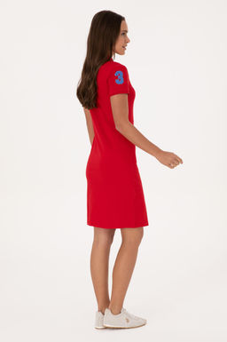 Kad_n K_rm_z_ _rme Elbise - U.s. polo assn фото 4