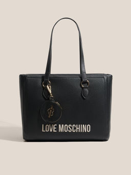 Женский тоут LOVE MOSCHINO CAMO CORE Артикул 4561376, черный